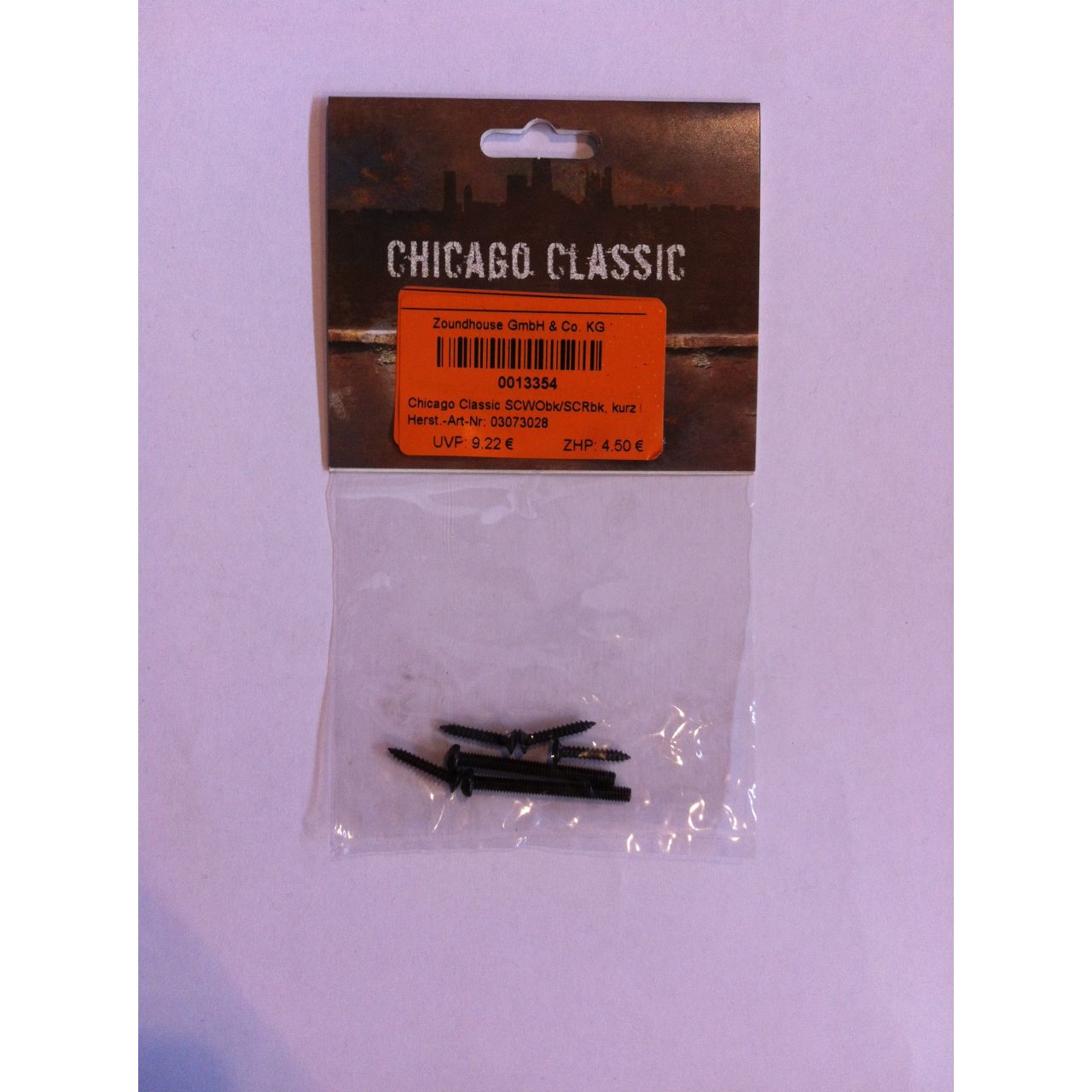 SCWObk/SCRbk, kurz Humbucker Schraubenset, black für Humbucker (mm) und -rahmen, 4x SCWO2615BK +