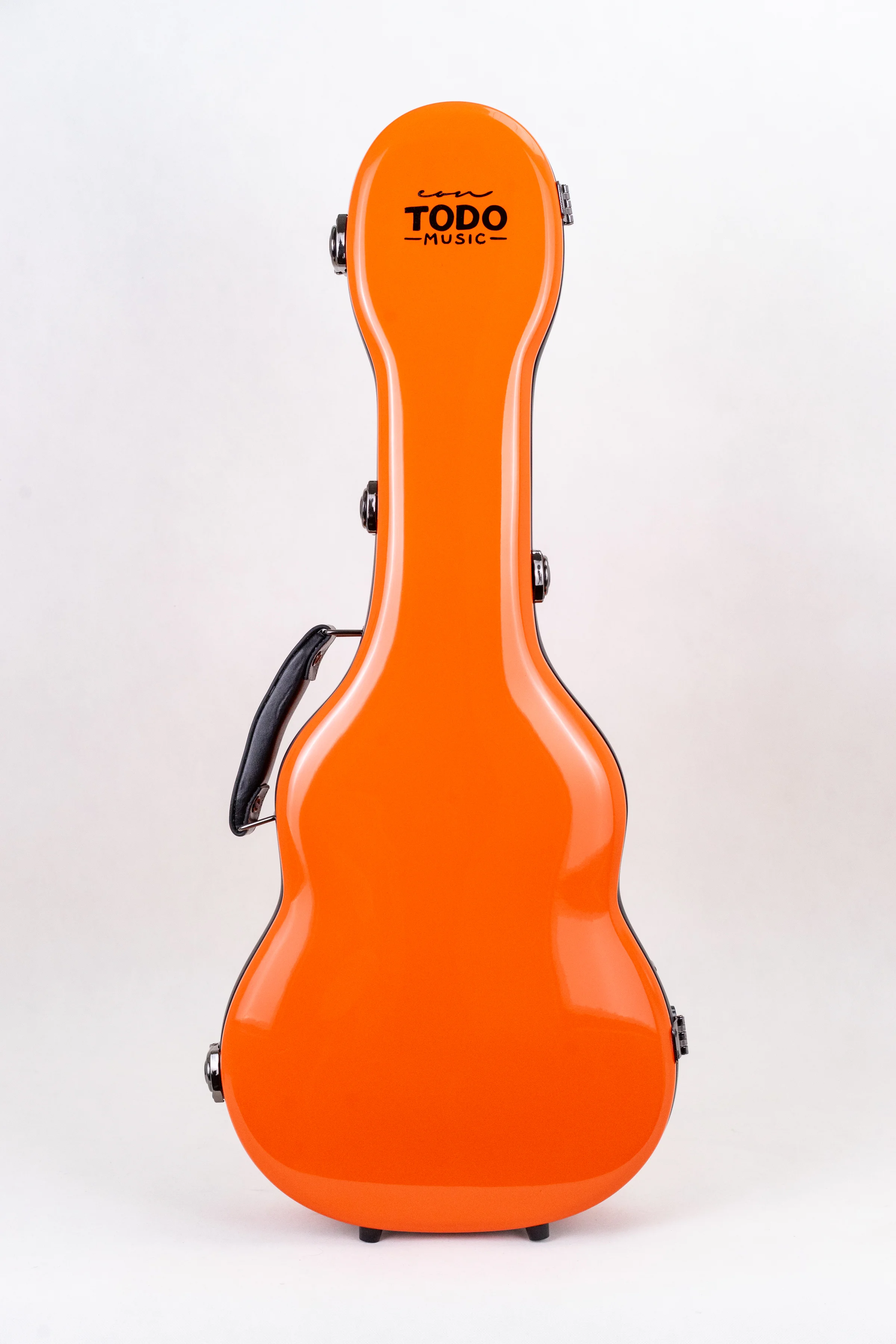 Premium Fiberglas Baritone Ukulele-Koffer Orange