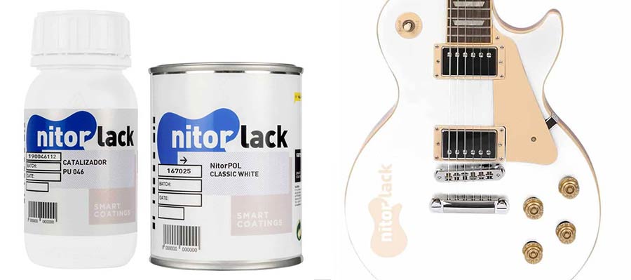 NitorPOL Polyurethanlack classic white - 500ml Dose + 250ml Trockner