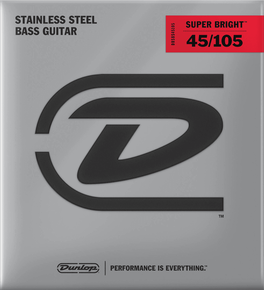 Bass Strings Stainles Steel Super Bright Medium 45-105