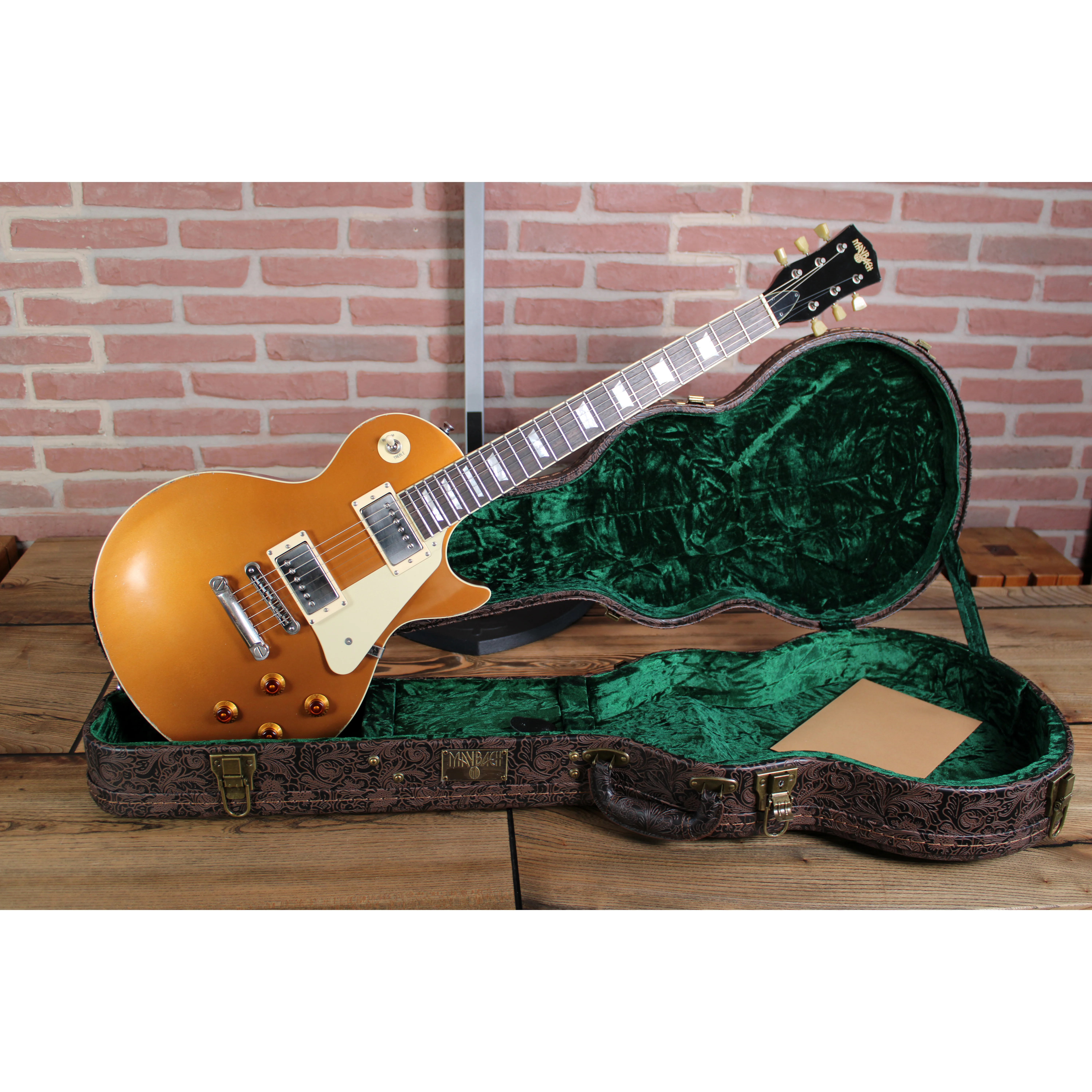 Lester Bullion Gold 60s Slim Taper Aged