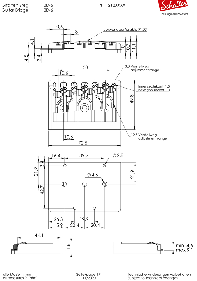 3D-6 Bridge - Nickel
