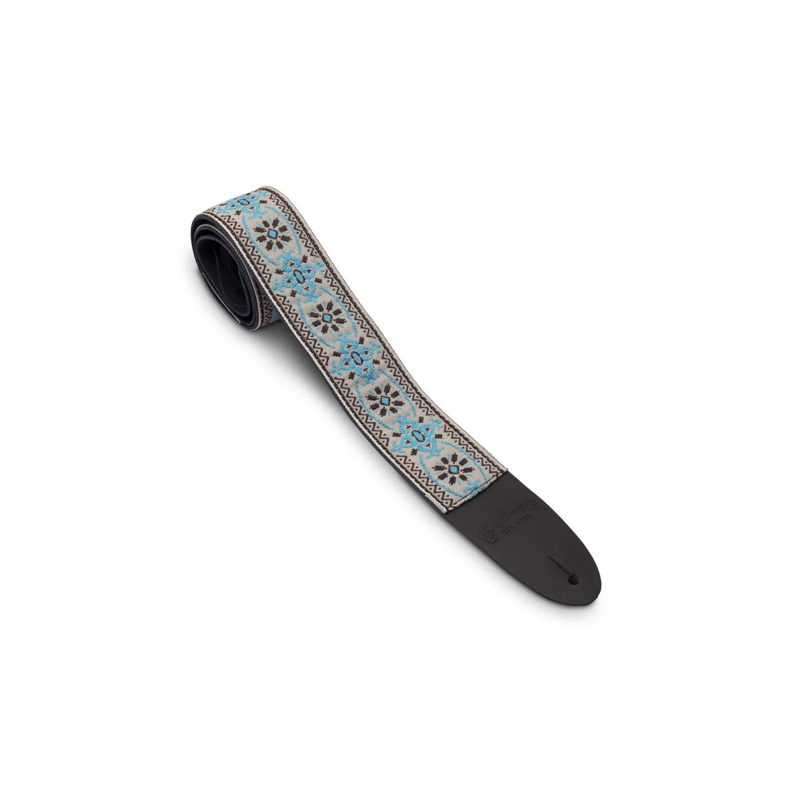 Strap, Retro Jacquard, Blue Vintage