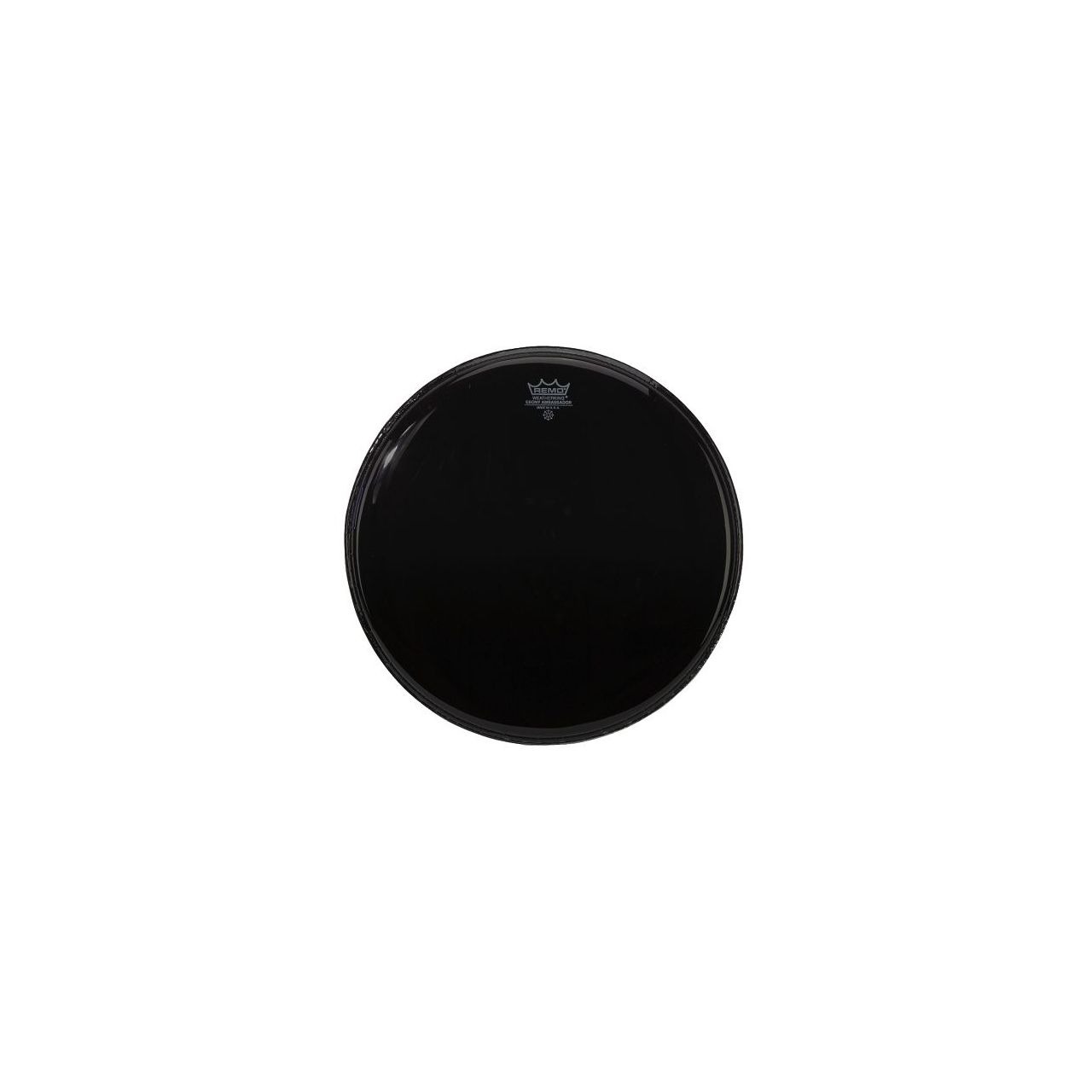 18" Ambassador Ebony Black - Bass Drum Fell