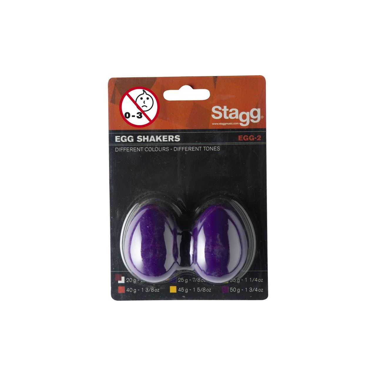 Egg Shaker 2er Pack violett