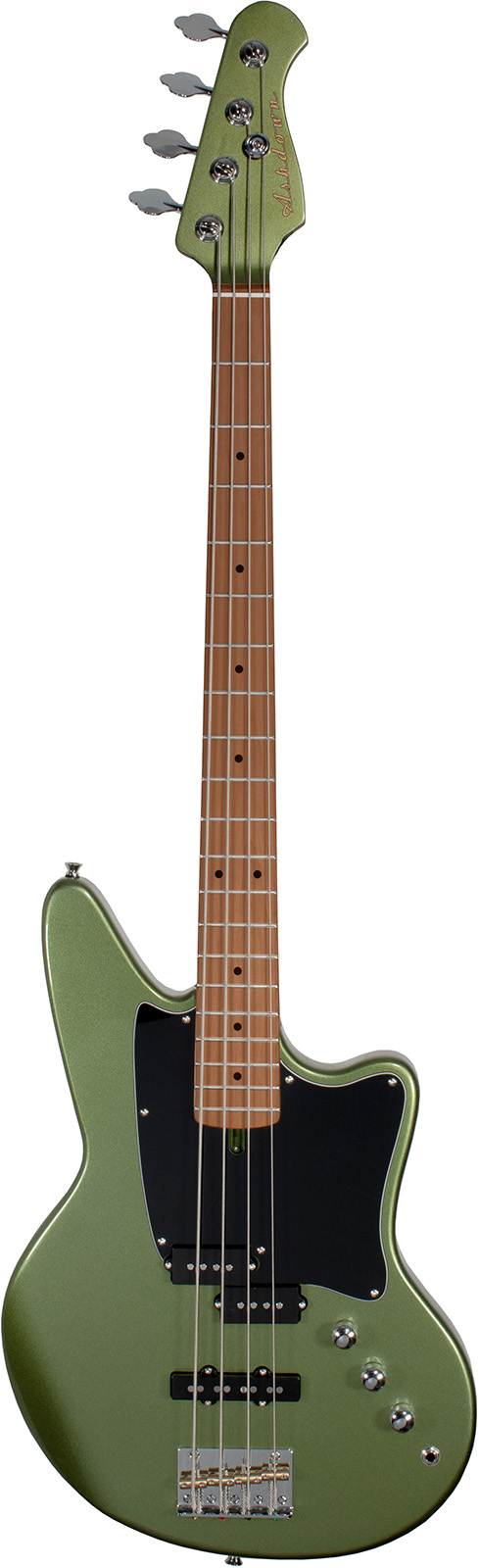 The Saint Onyx Green 4-String E-Bass