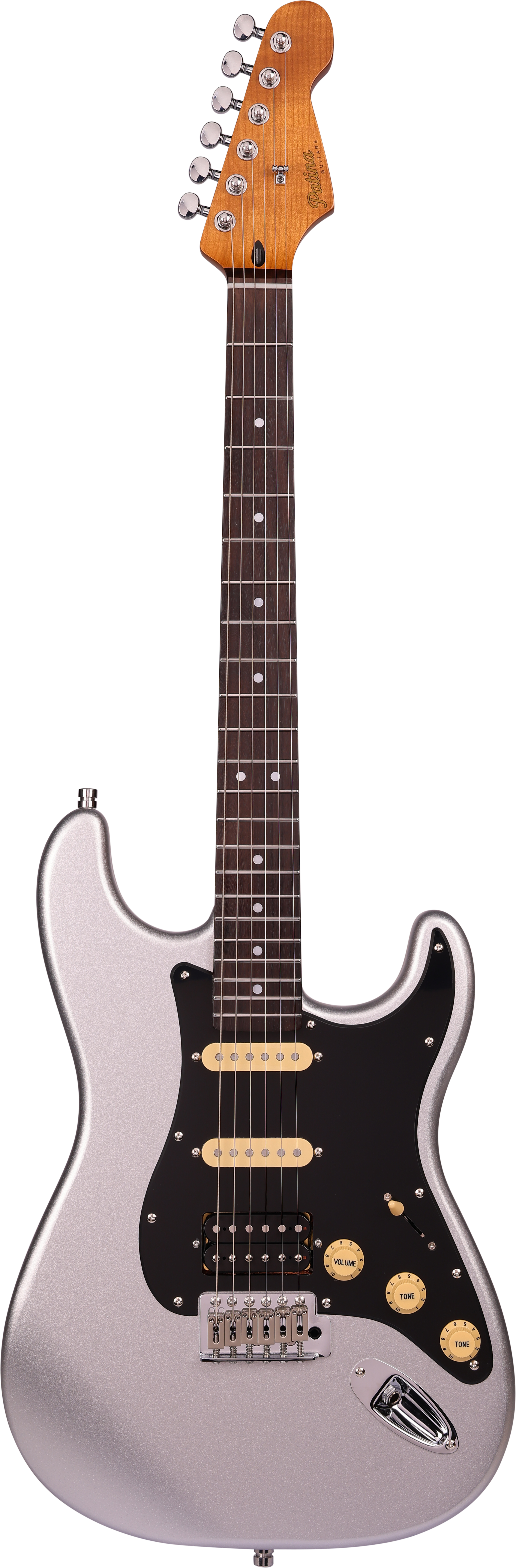 PS-4 Silver HSS ST-Style E-Gitarre