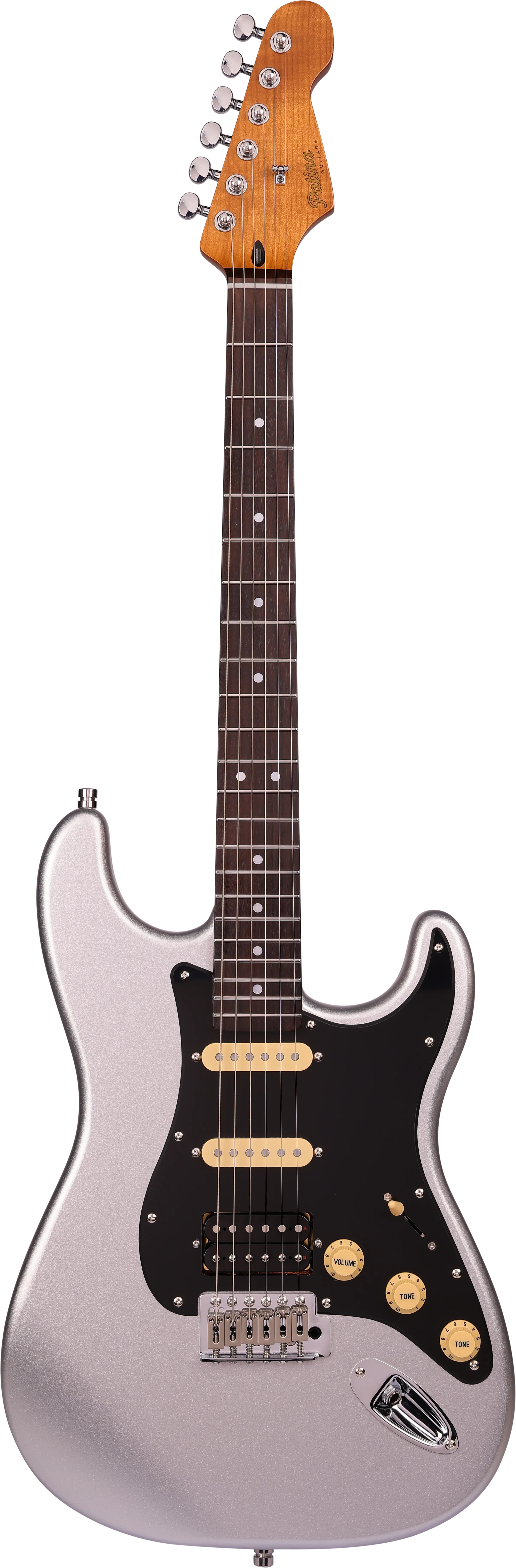 PS-4 Silver HSS ST-Style E-Gitarre