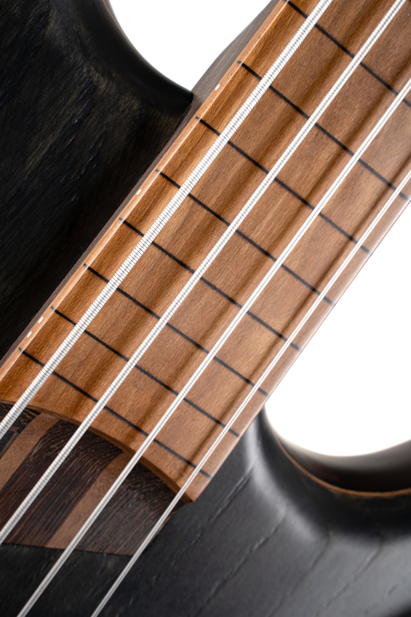 B4 Element Fretless Bass Open Pore Trans Black