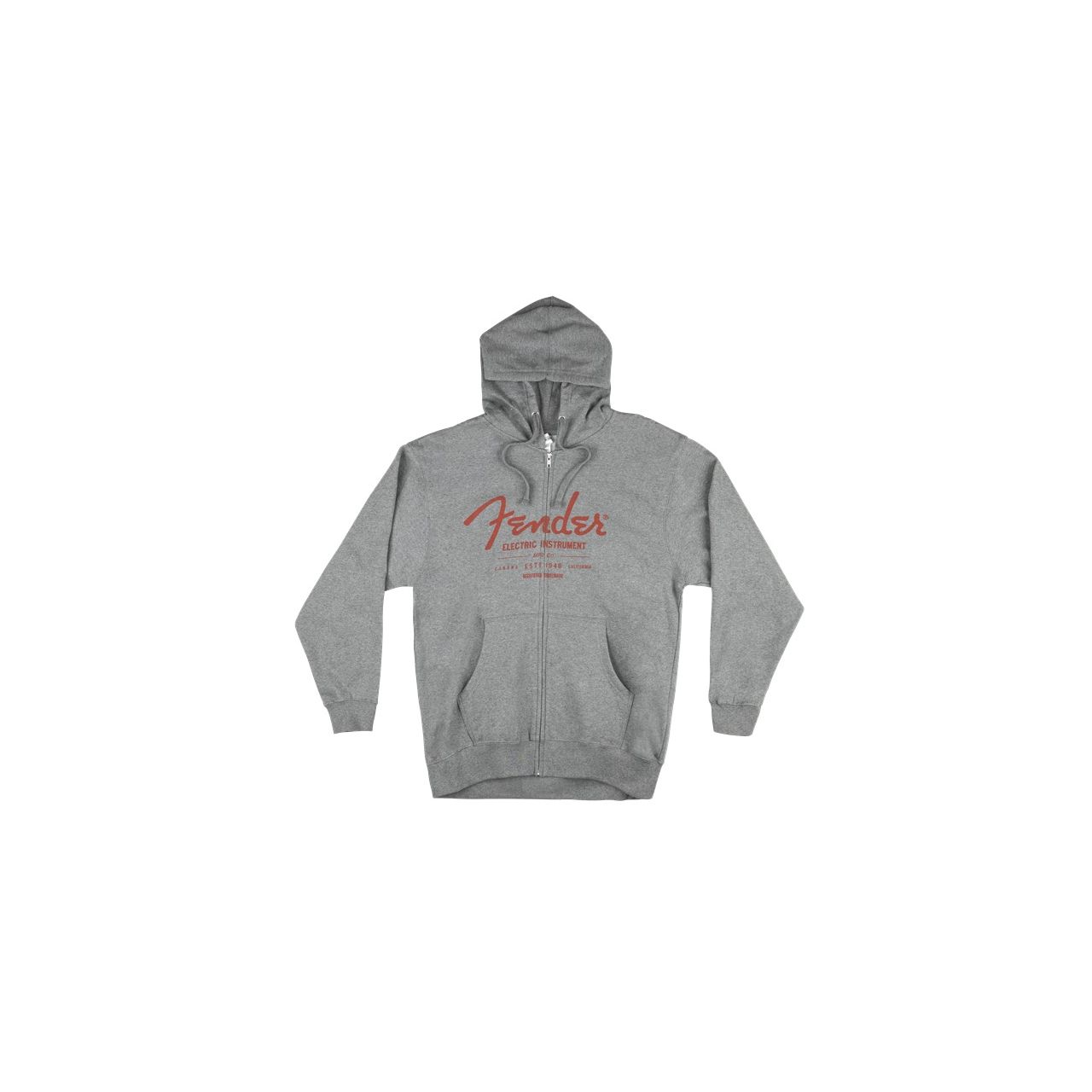 Electric Instruments Men's Zip Hoodie, Gray, S