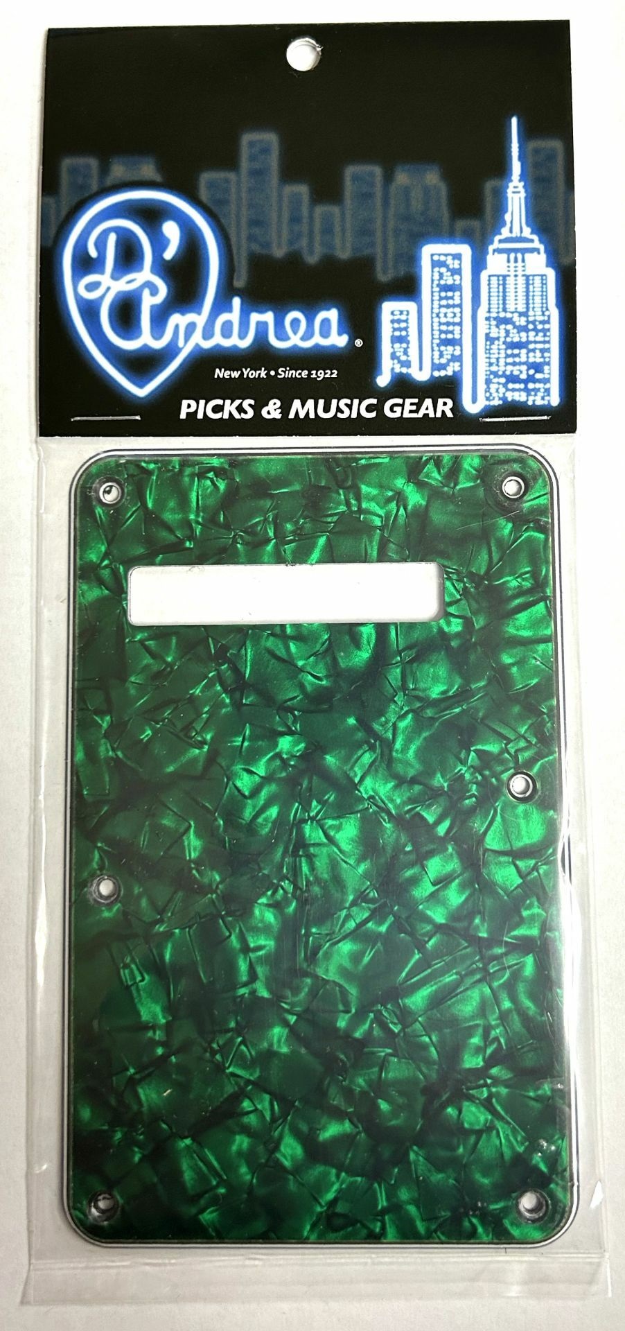 ST-Style Tremolo Back Plate (DPP ST GRP BP), Green Pearl