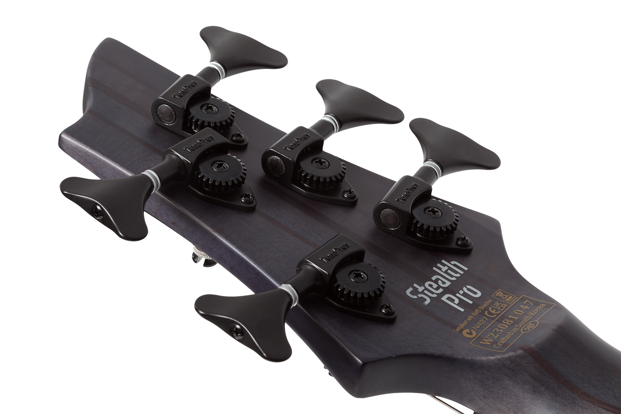 Stiletto-5 Stealth Pro Bass Satin Black