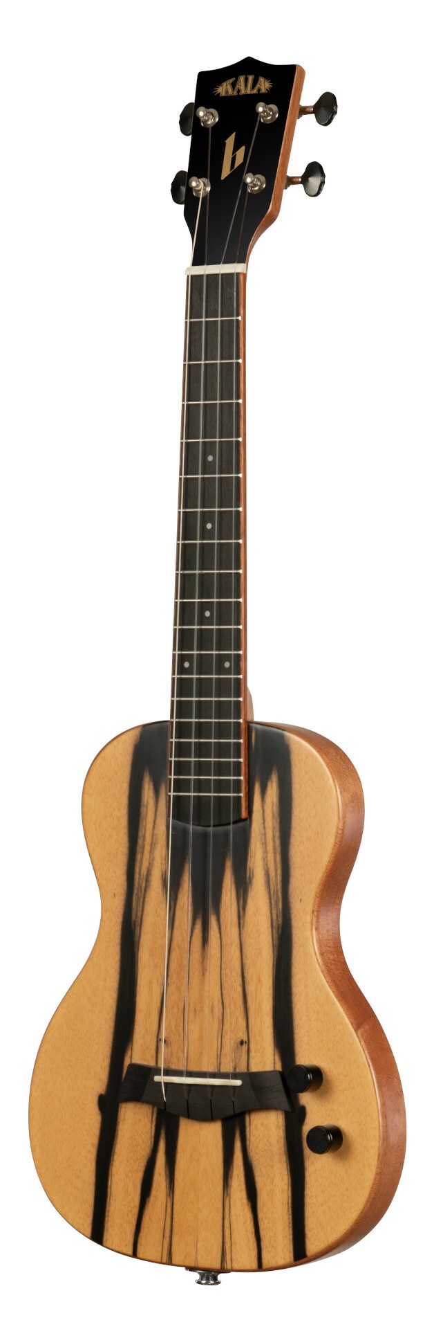 KA-SB-SUN-T - Solid Body Electric Sunny & The Black Pack Signature Tenor Ukulele, with Bag