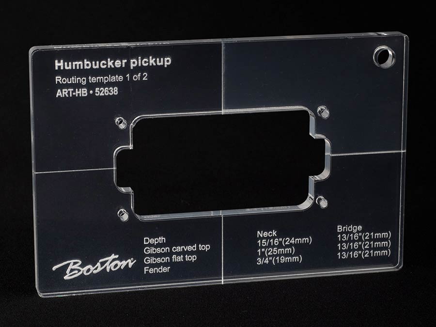 ART-HB Pickup-Frässchablone Humbucker