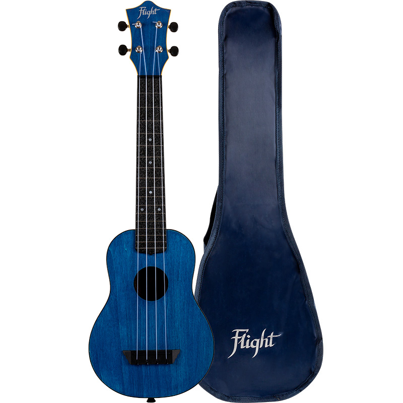 TUSL35 Dark Blue Travel Concert Scale Soprano Ukulele