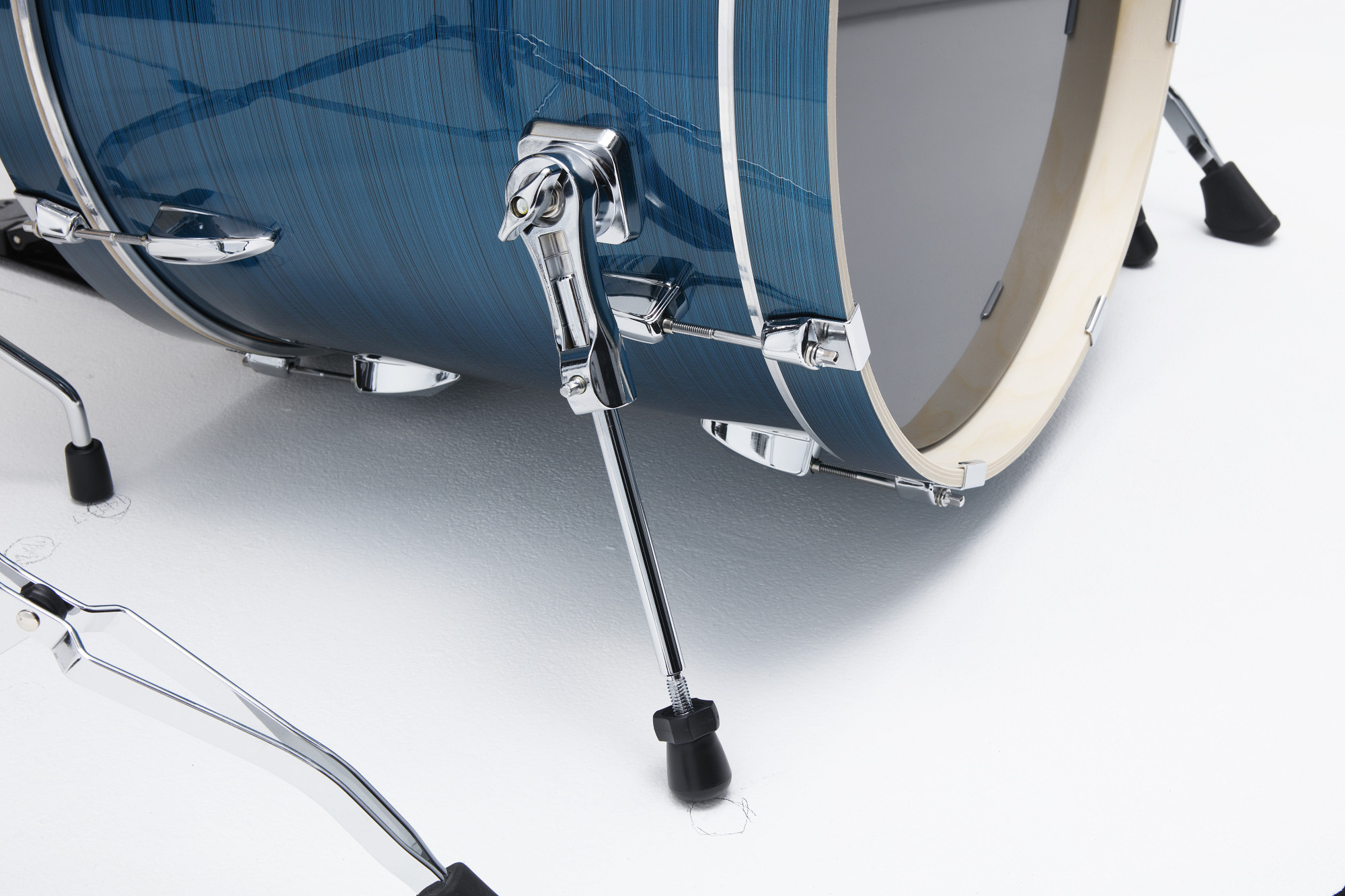 IP50H6W Imperialstar Drum Set 5 teilig - Hairline Blue + Hardware