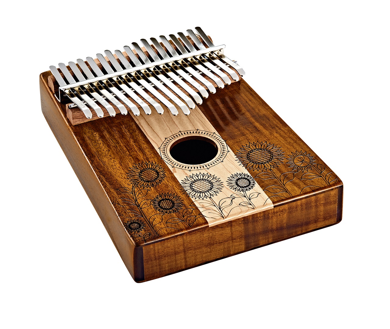 Sound Hole Kalimba, 17 Töne maple + acacia KL1706H