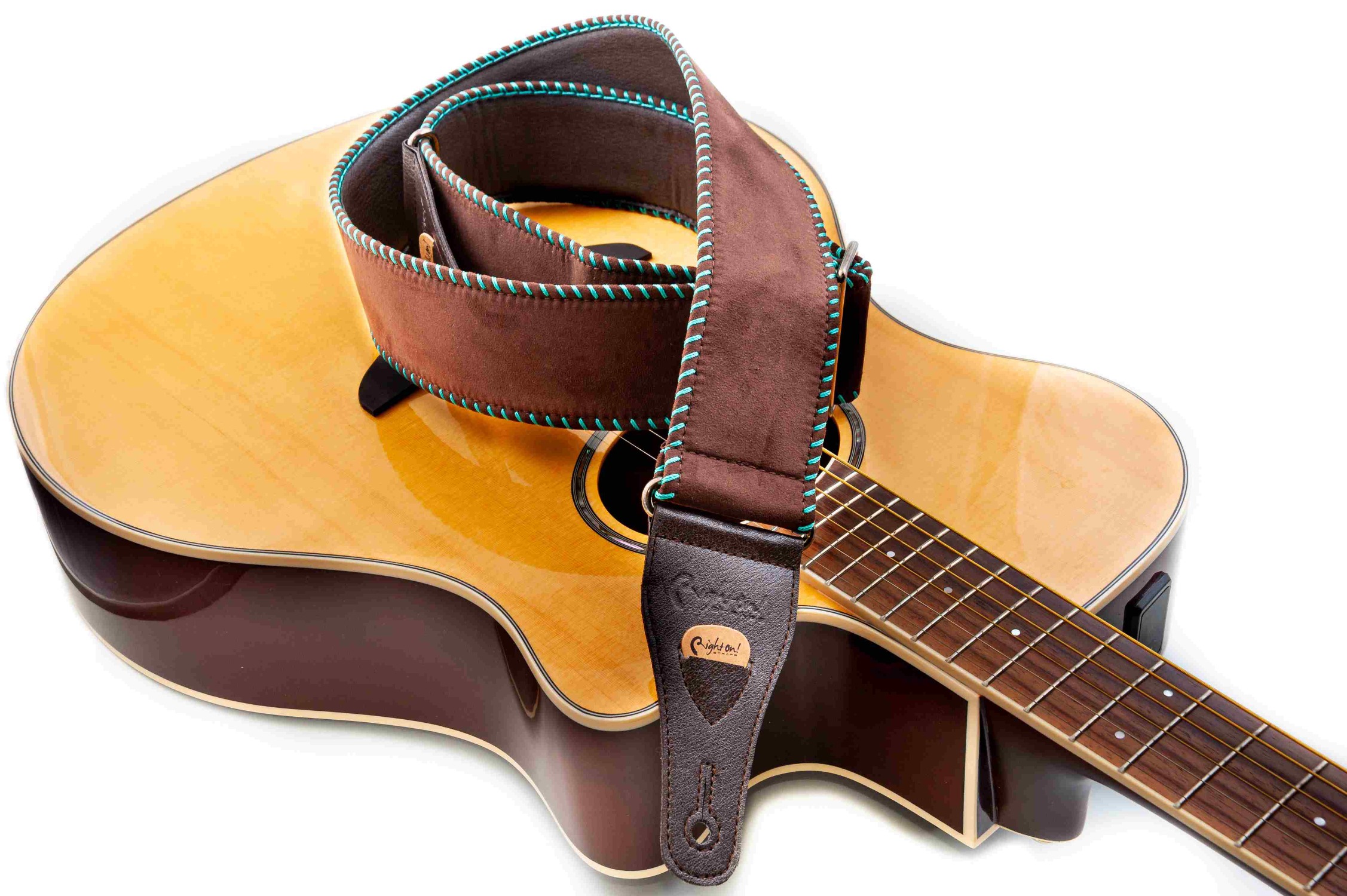 Yeehaw Brown Guitar Strap