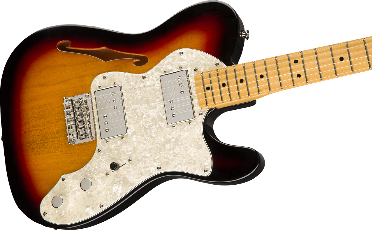 Classic Vibe '70s Telecaster® Thinline - 3-Color Sunburst 