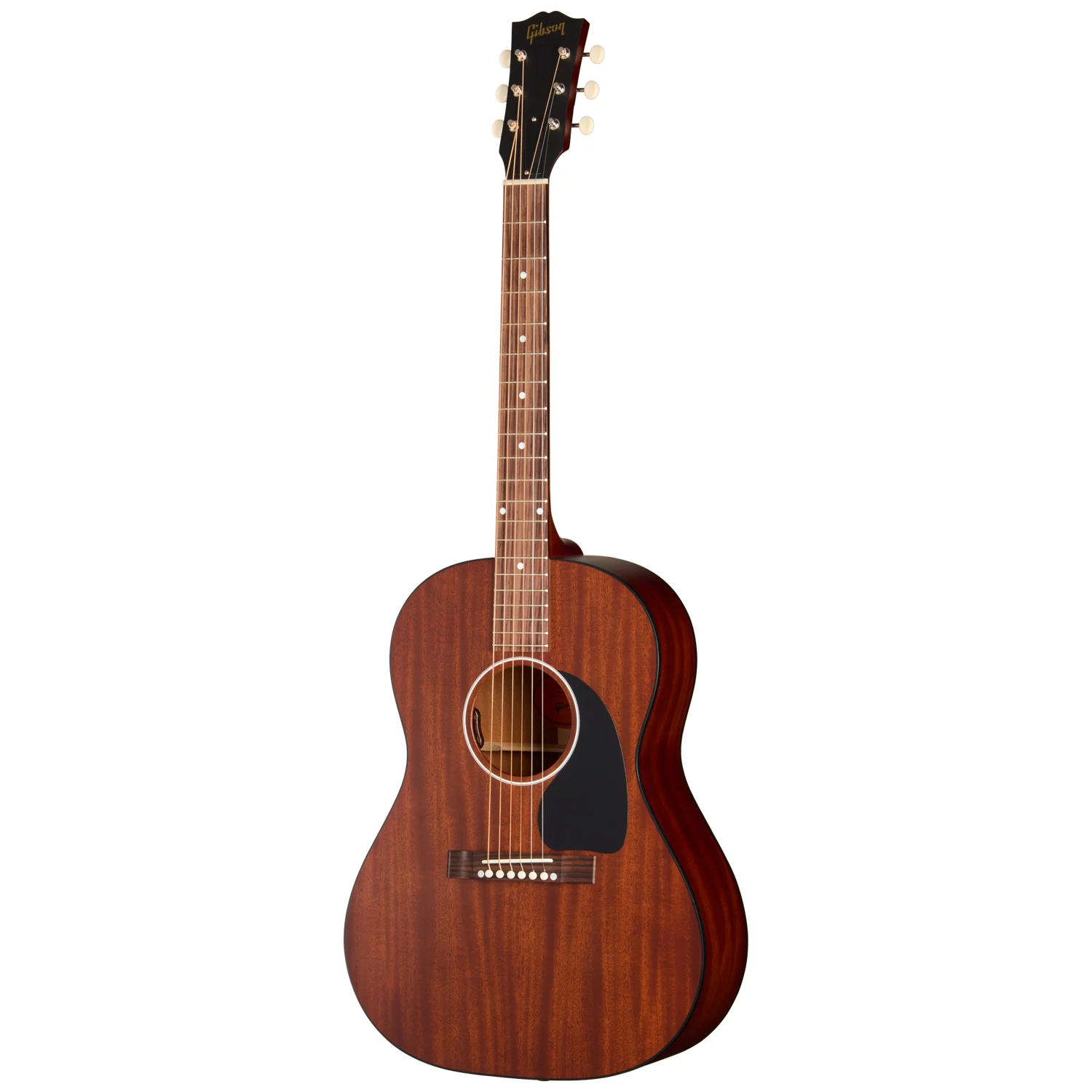 Gibson LG-2 All Mahogany Faded Natural Akustikgitarre Vorderansicht – vollmassives Mahagoni