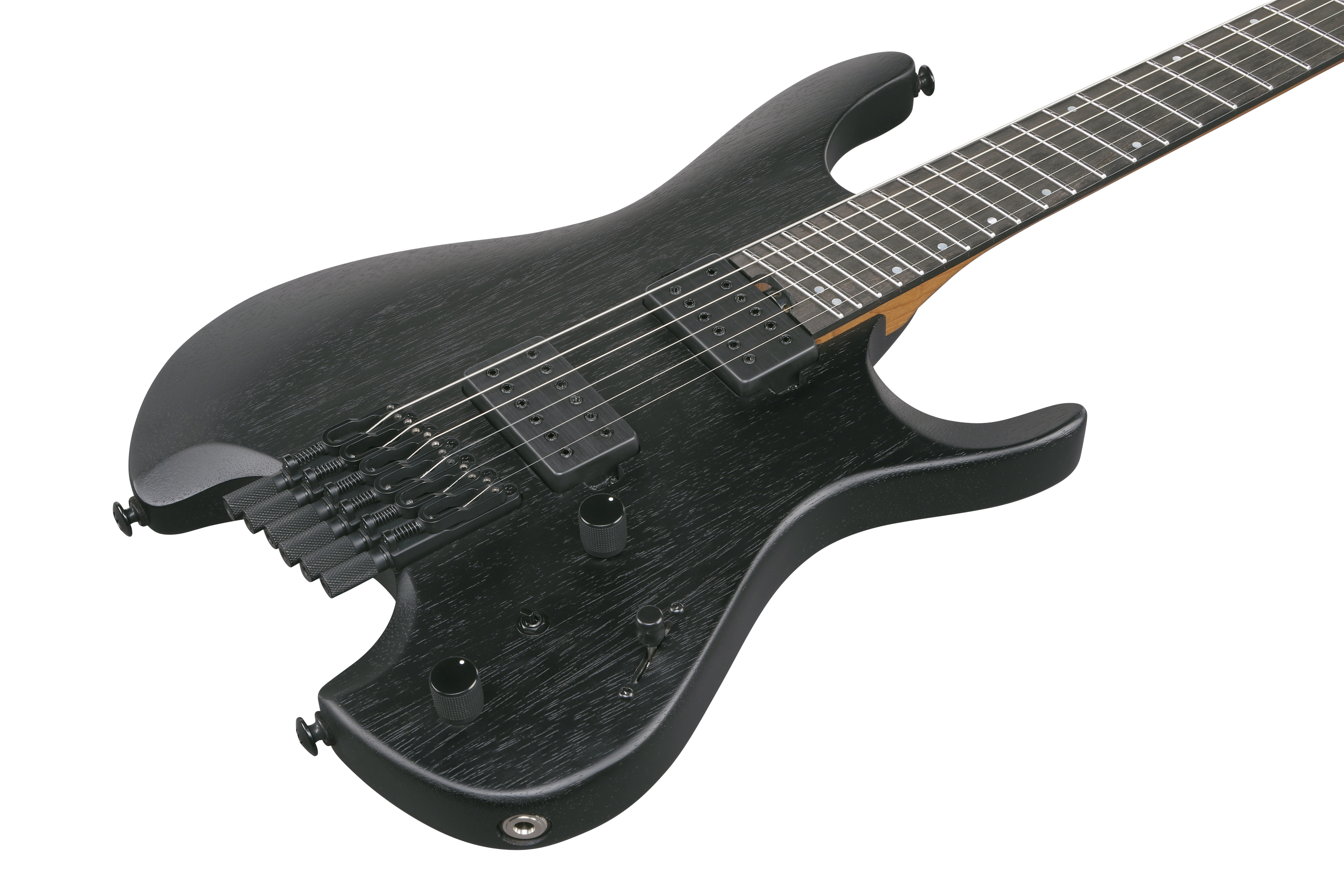 QX52B-WK Quest Headless E-Gitarre Weathered Black 