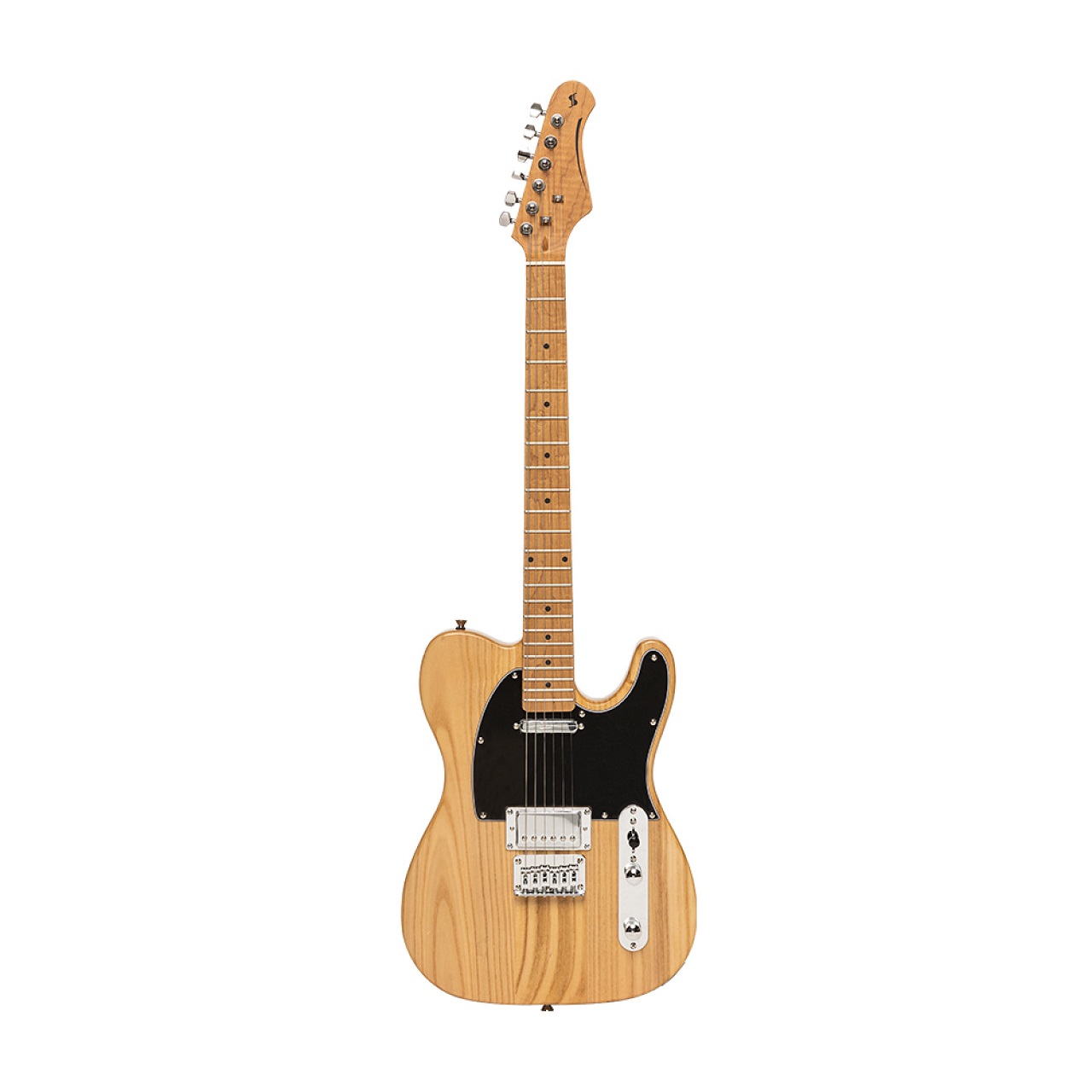 T-Style E-Gitarre Natural Set Plus