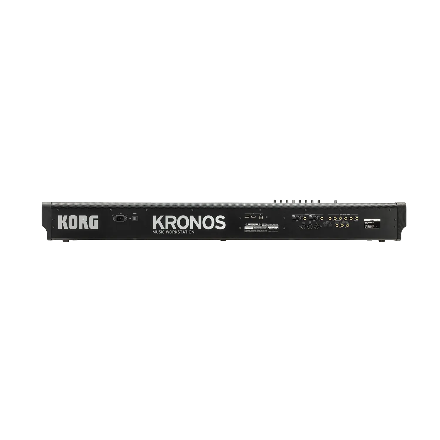 Korg Kronos 73 – Rückansicht mit allen Anschlüssen