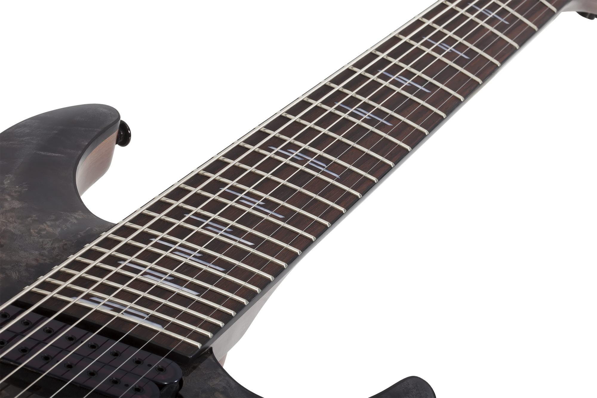 Omen Elite 8 MultiScale Charcoal E-Gitarre