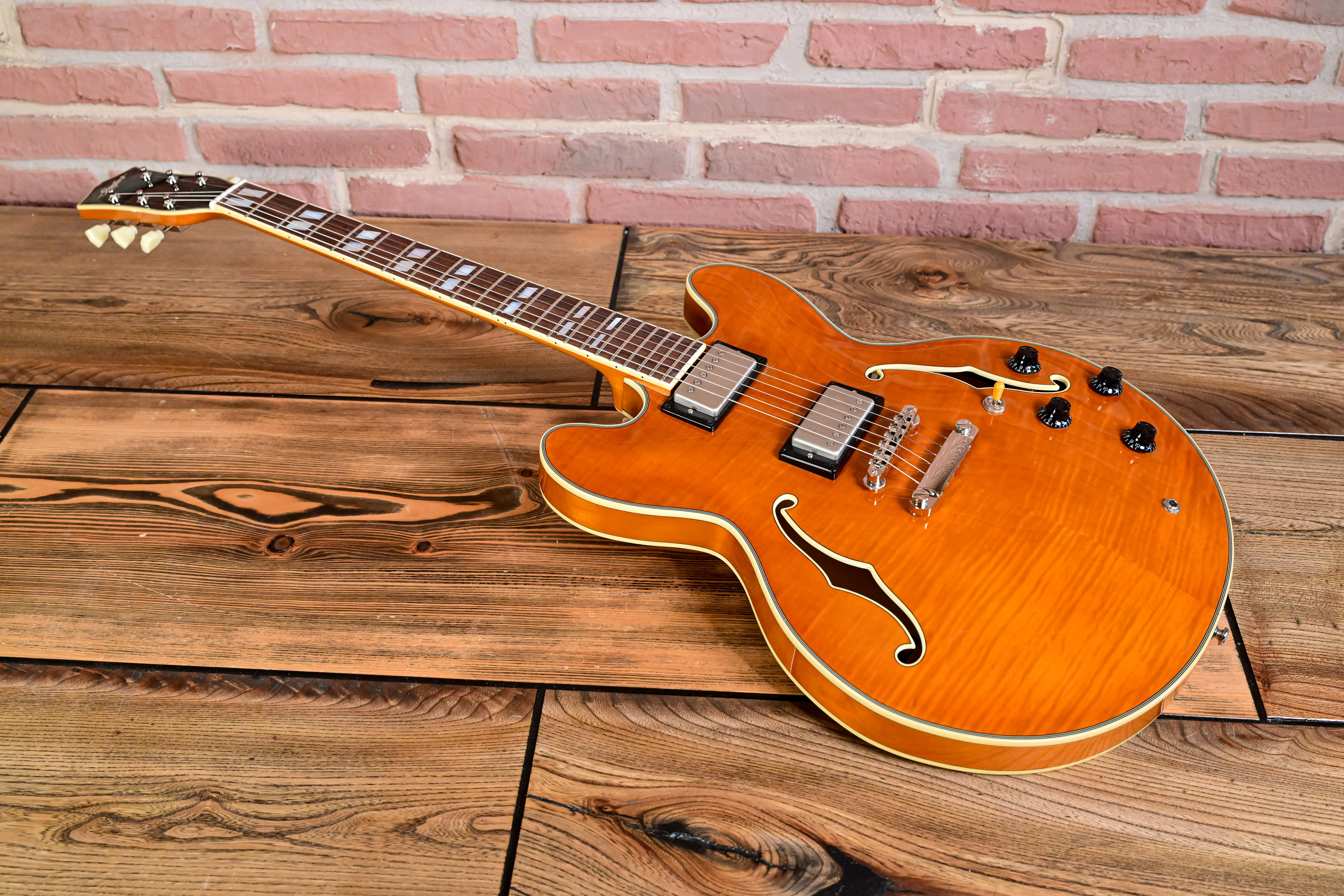 CR Thinline 35 FM Vintage Blonde Semi-Hollowbody