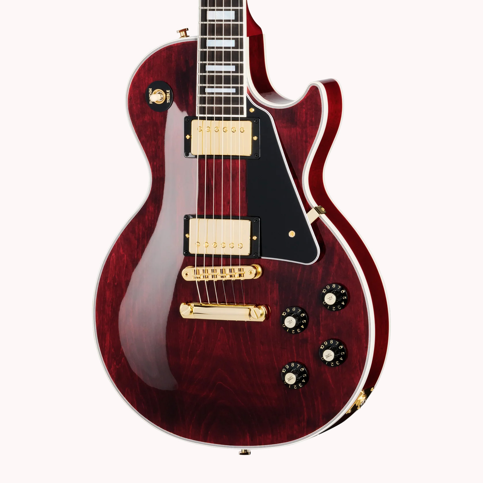 Gibson Les Paul Custom 70s Wine Red Vorderansicht