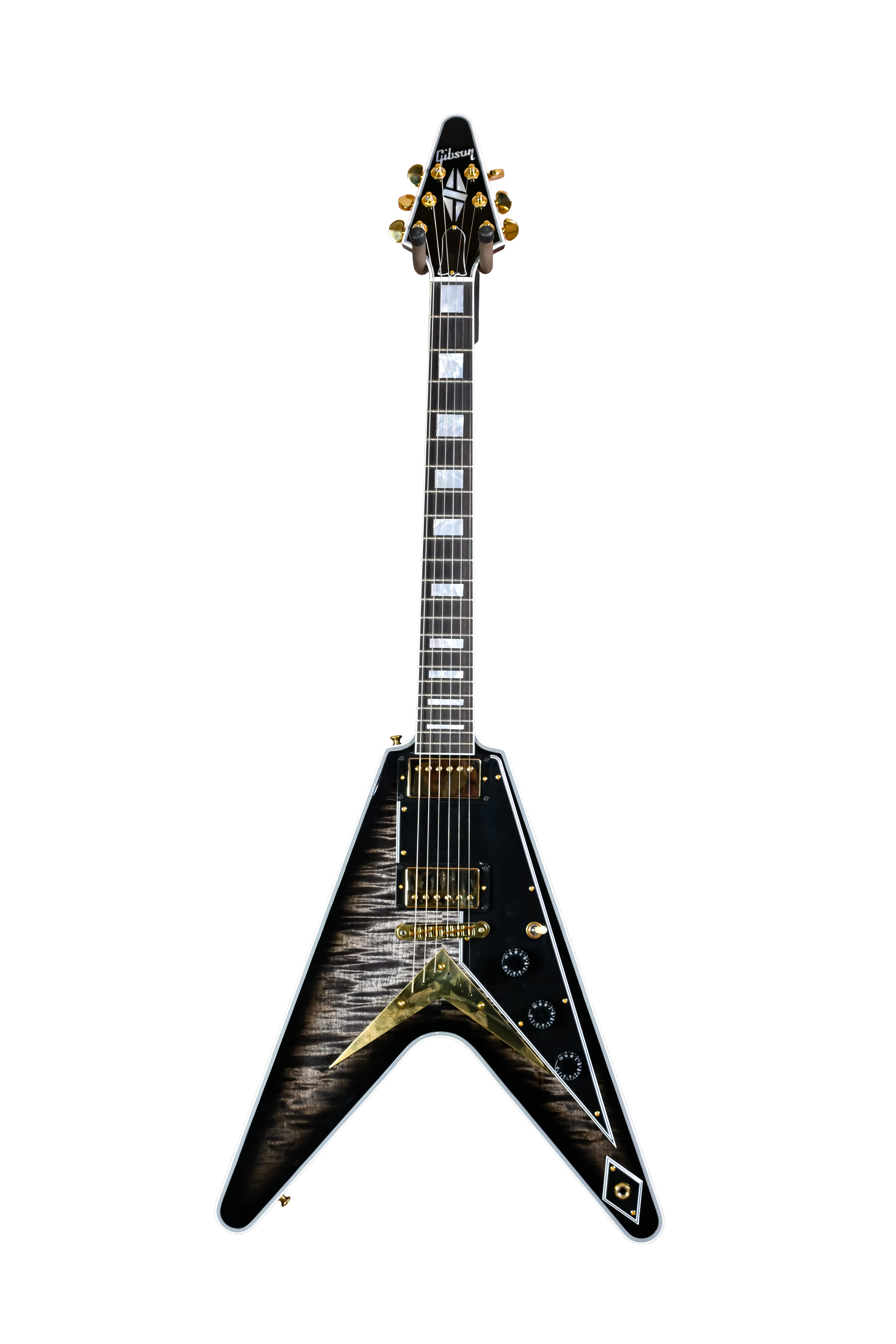 Flying V Custom Figured Cobra Burst Gloss