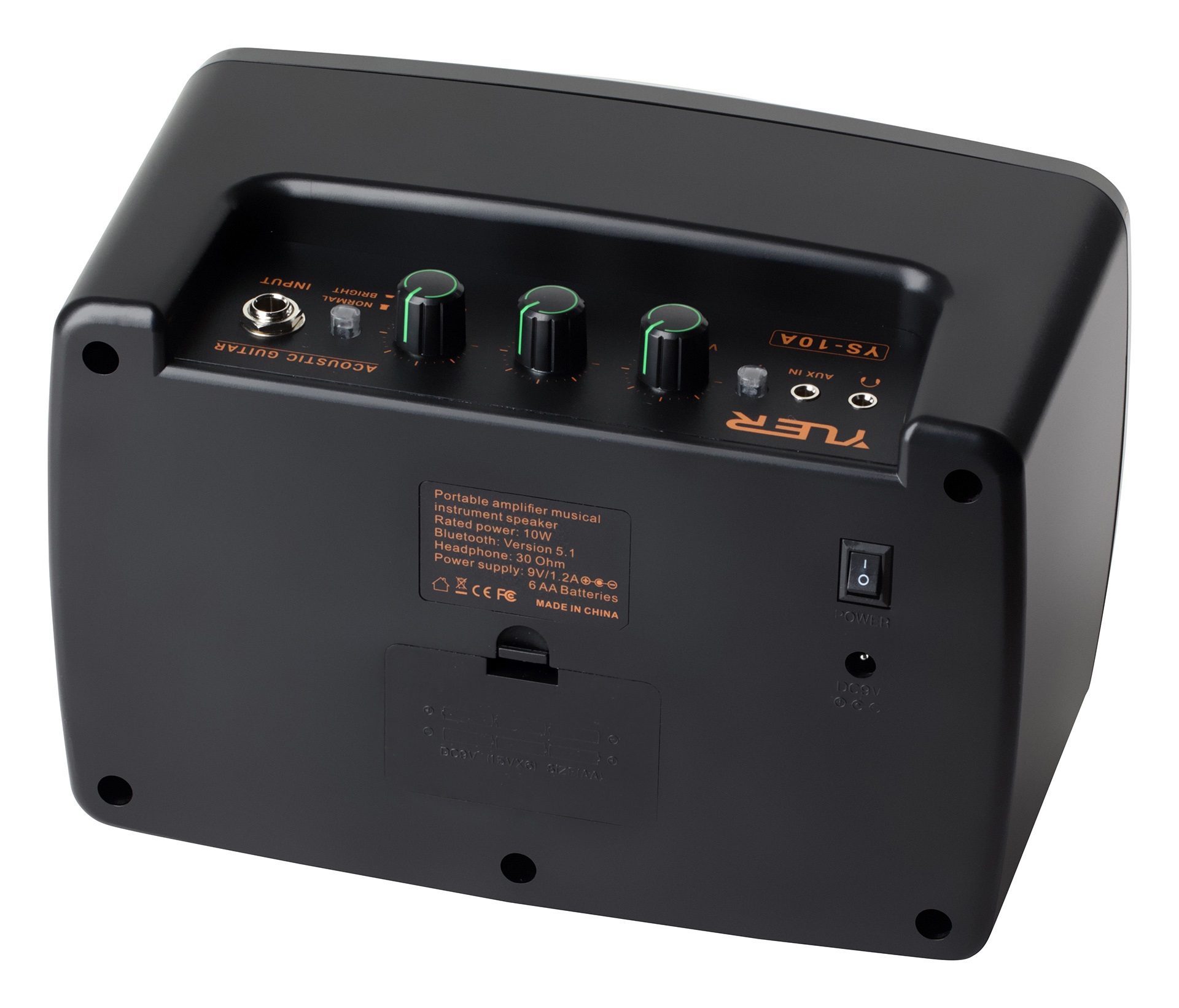 Portable Amp for Acoustic with Bluetooth