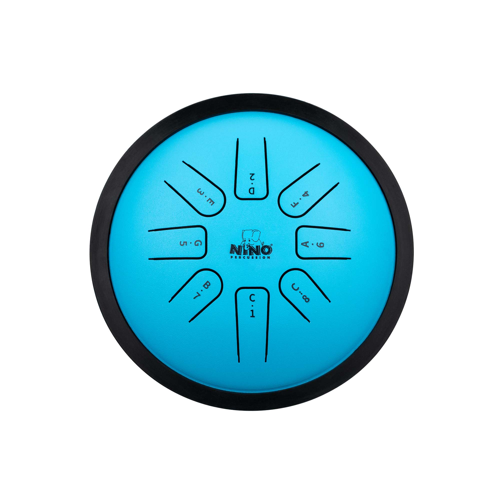 Steel Tongue Drum Blau