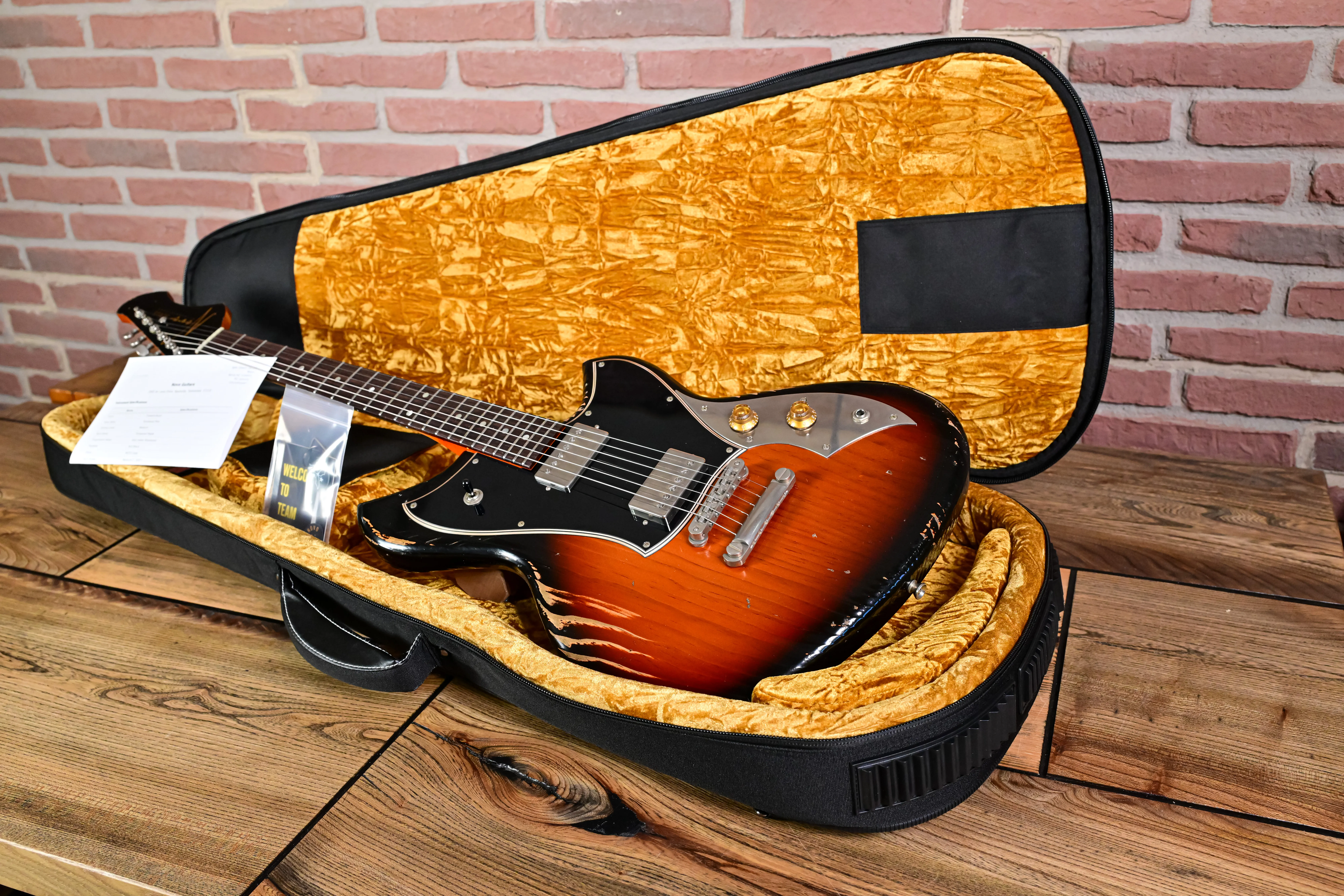 Serus H2 Firebird Burst 5-Ply Black Medium Distress