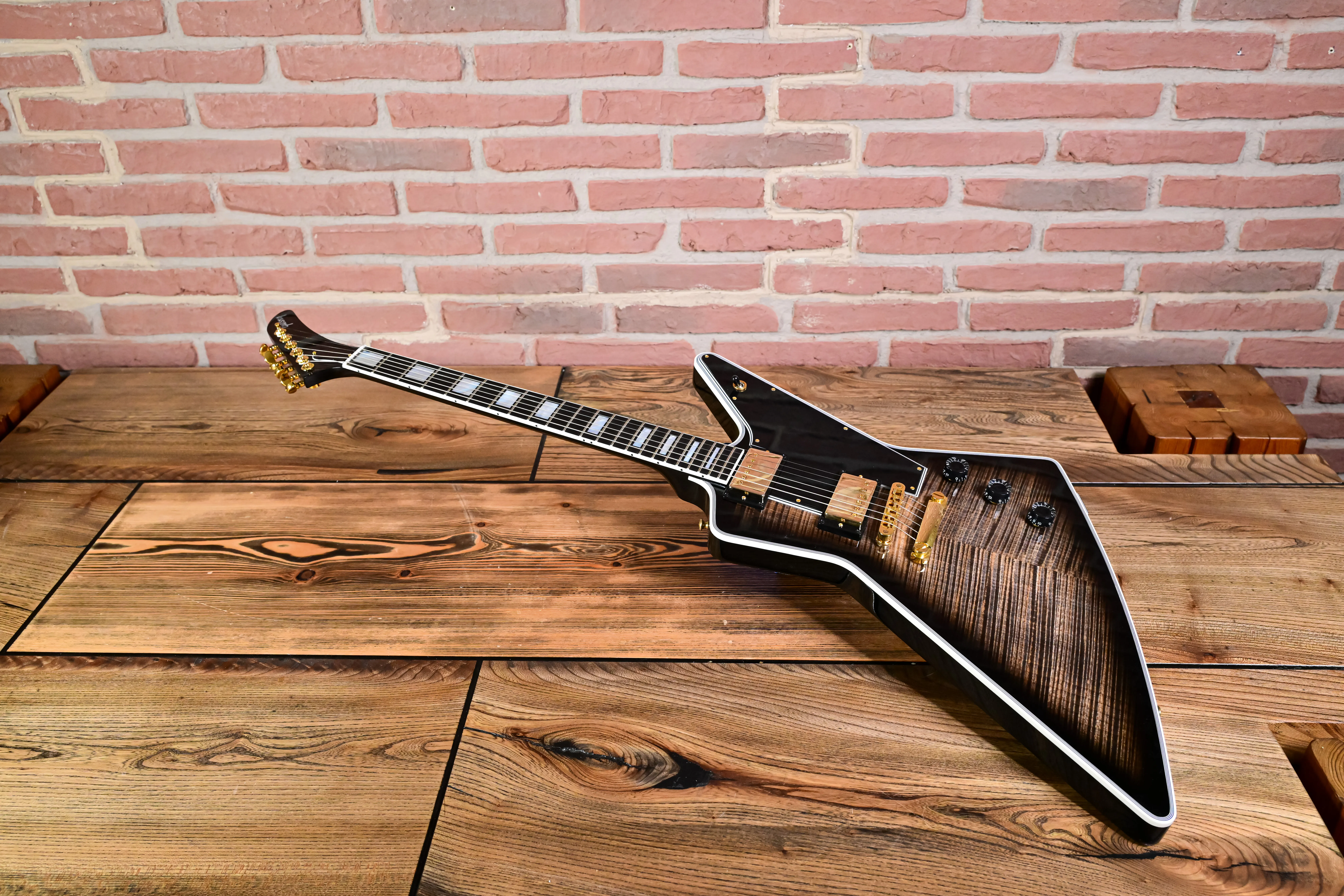 Explorer Custom Figured Cobra Burst VOS