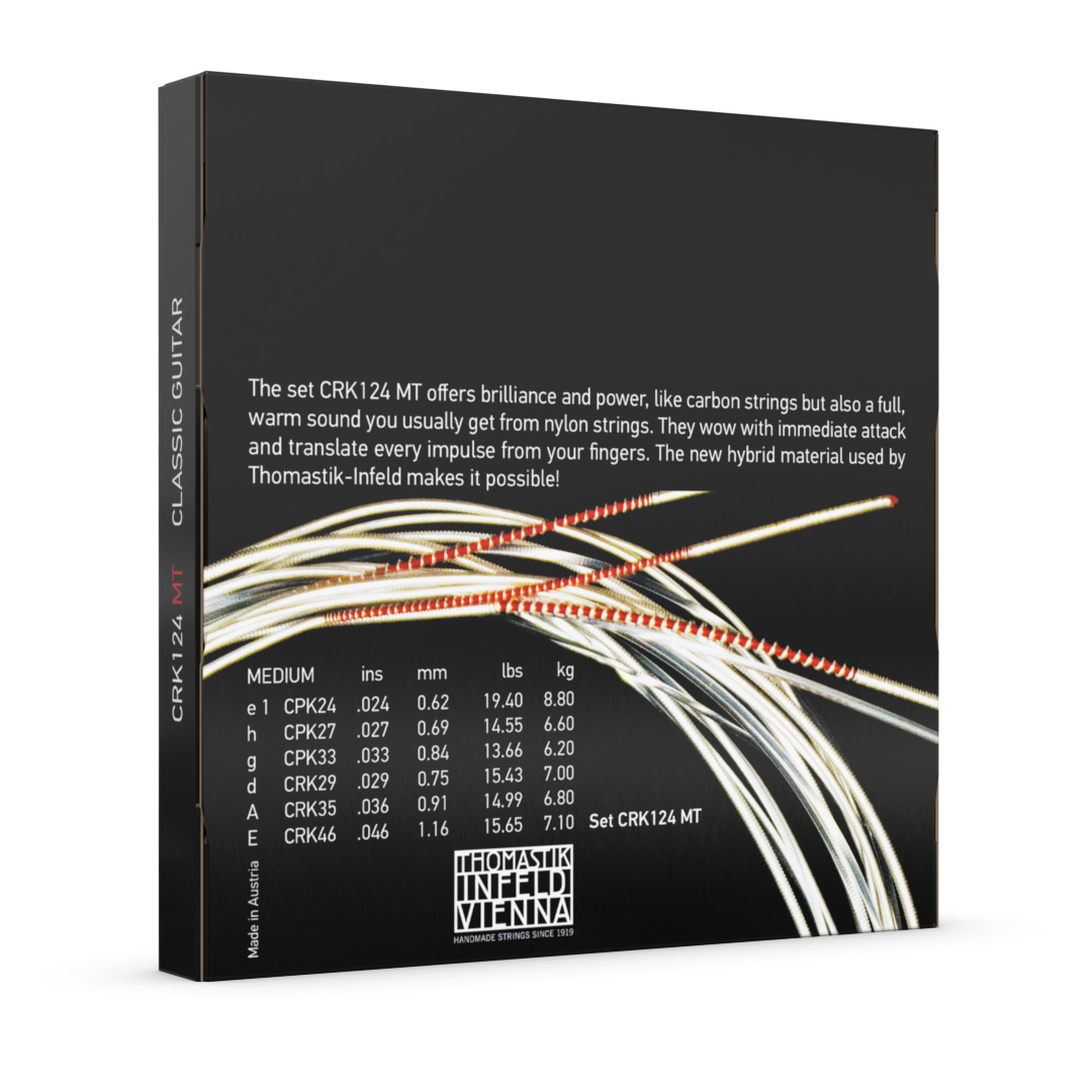 CRK124 MT Konzertgitarrensaiten Medium Tension