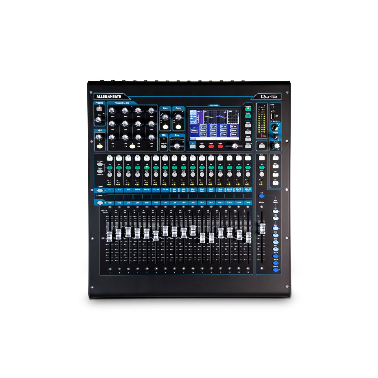 QU-16 Chrome Digitalmixer