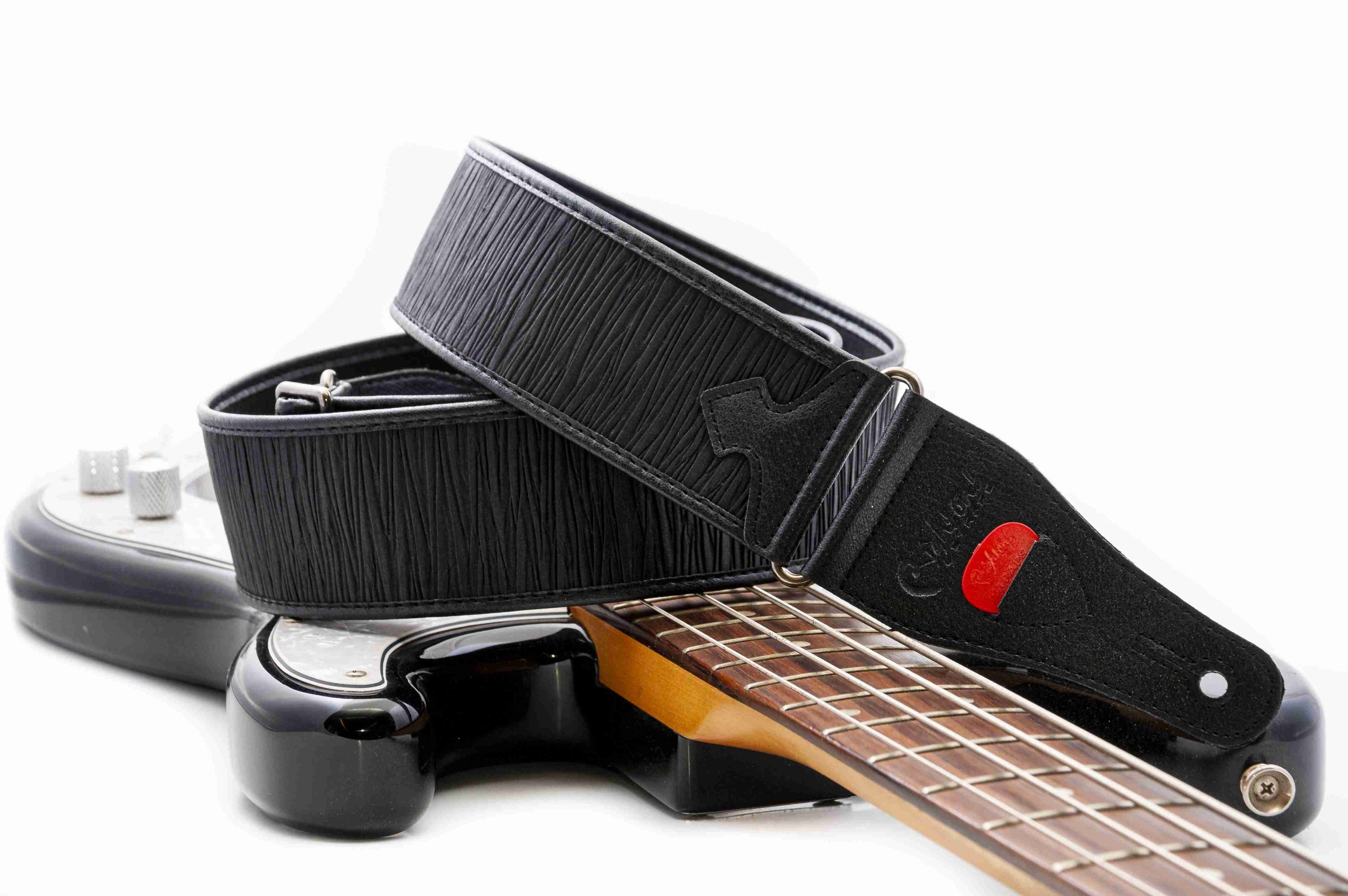 Dune Black Guitar Strap