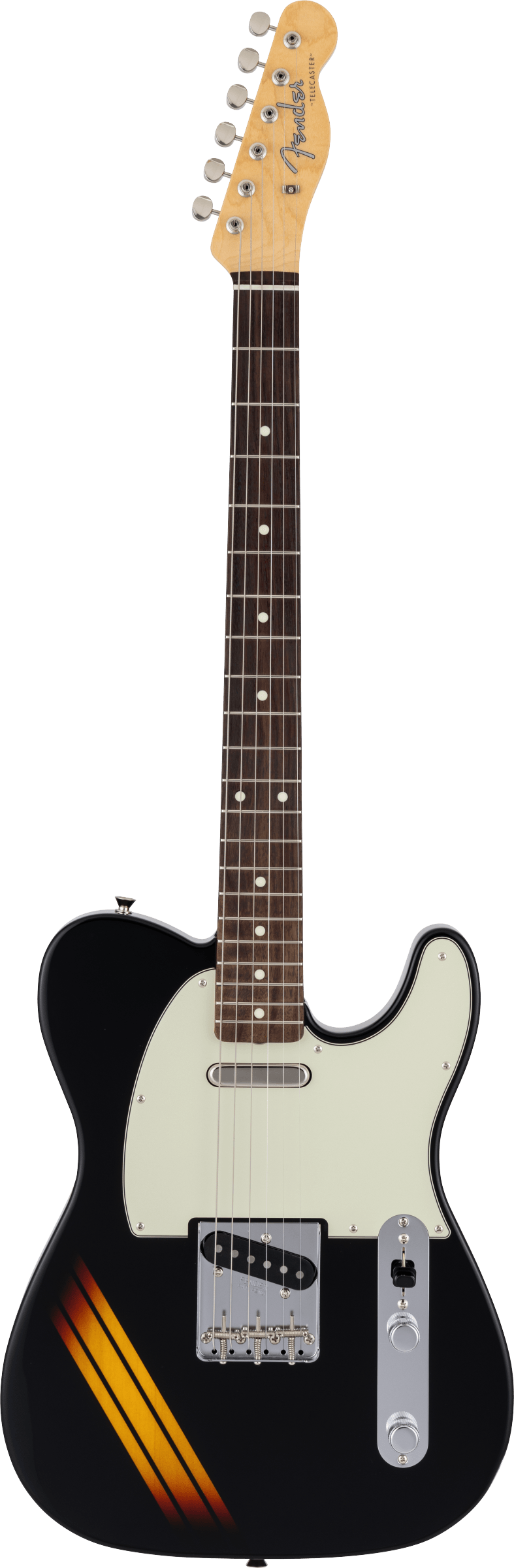 Made in Japan Traditional 60s Telecaster Competition Black/3-Color Sunburst