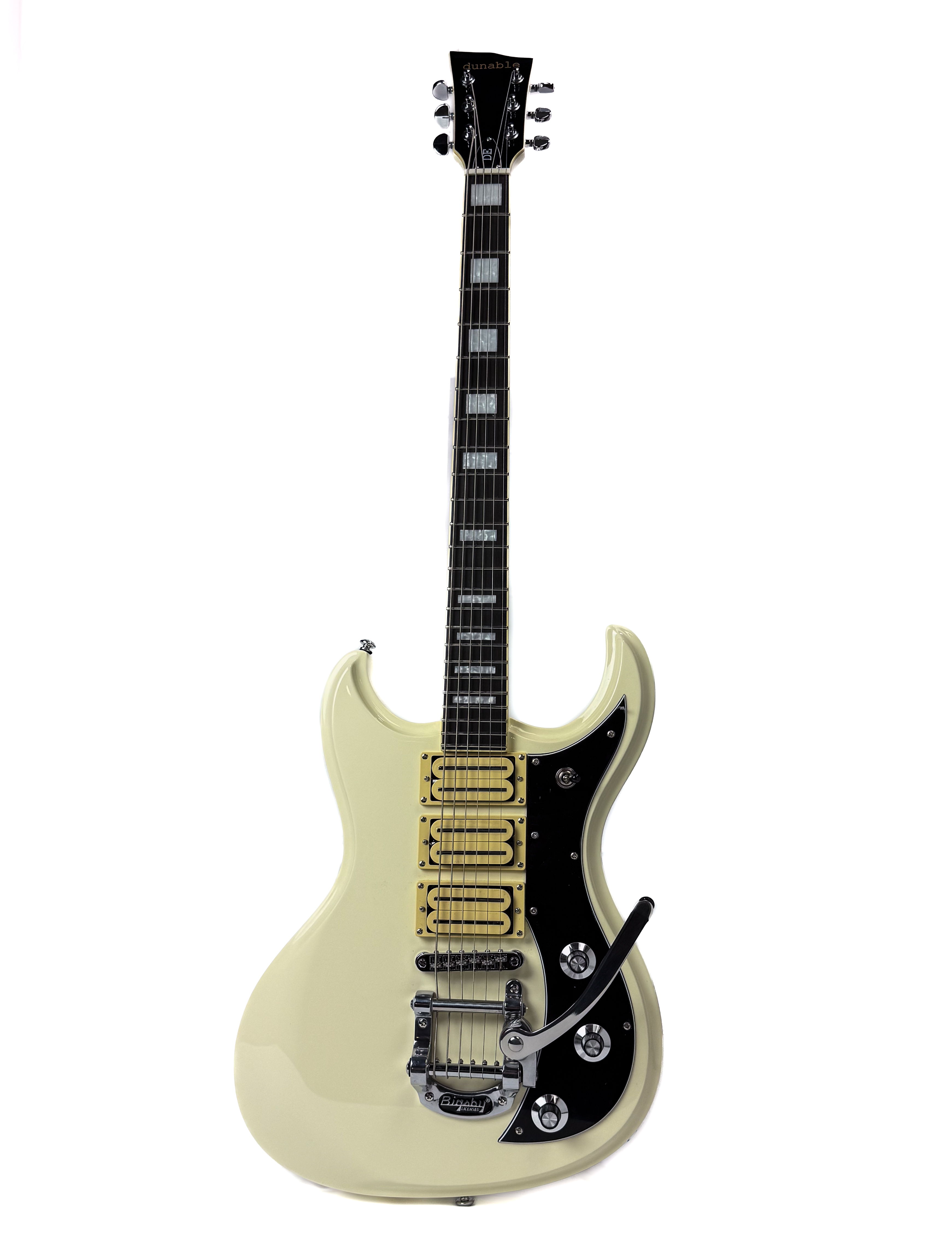 Gnarwhal DE Baritone – Vintage White Bigsby