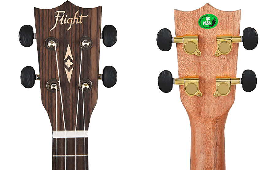 Concert Ukulele Quilted Ash DUC410 QA