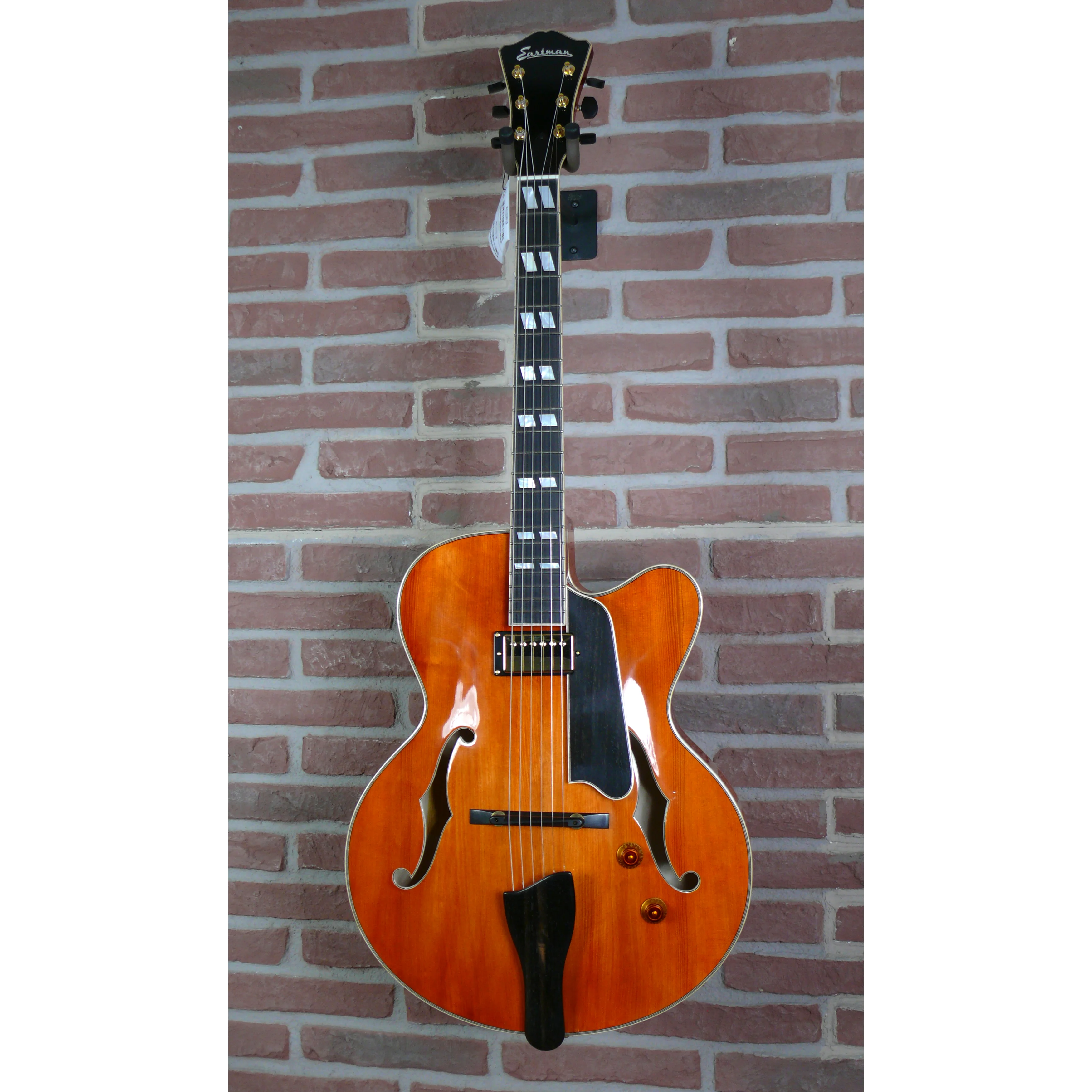 Vorderansicht der Eastman AR580CE-HB in Honeyburst  