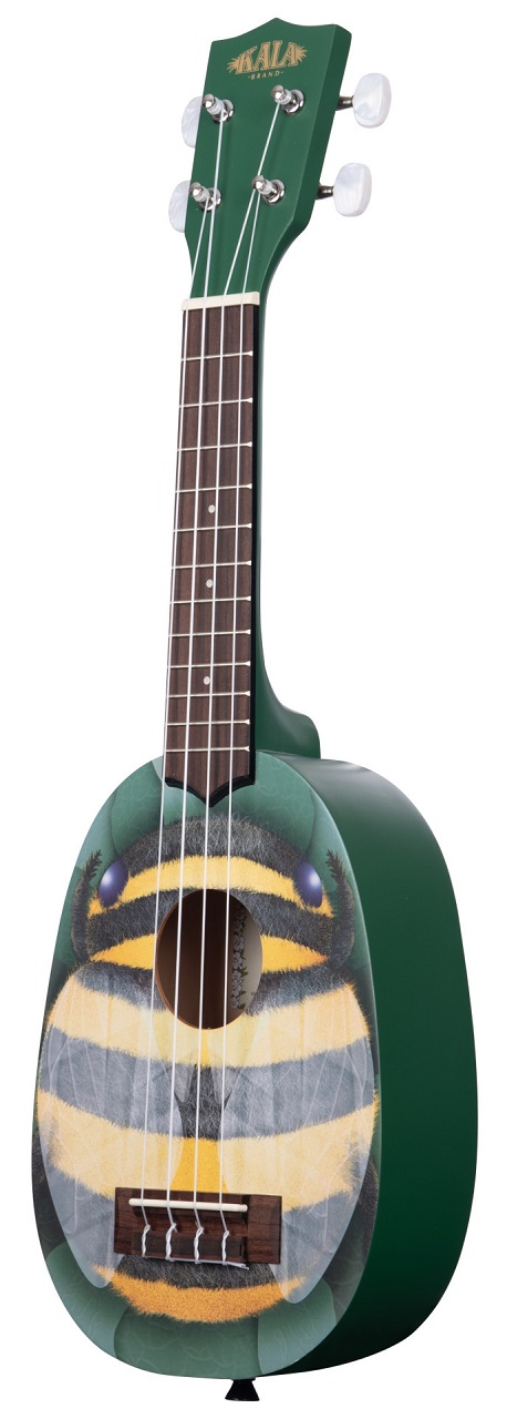 KA-NV-HBEE - Novelty Series Honey Bee Soprano Ukulele, with Bag