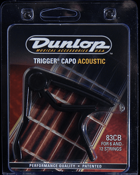 Akustik - Trigger Capo Acoustic curved, schwarz