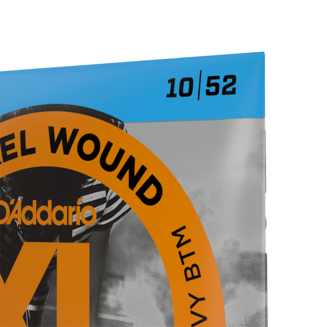 EXL140-3D Nickel Wound Electric Guitar Strings, Light Top/Heavy Bottom, 10-52, 3 sets