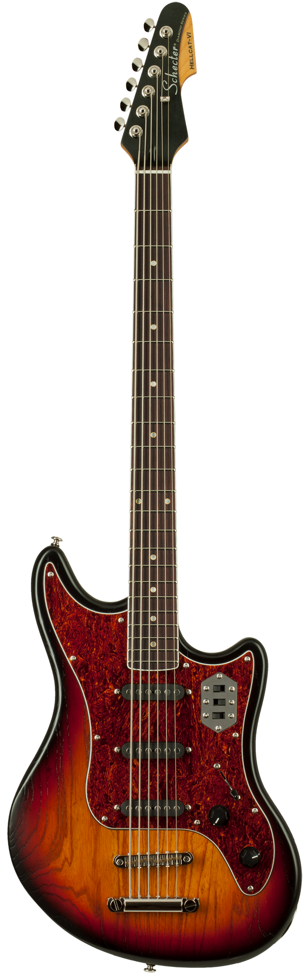 Hellcat VI 3-Tone Sunburst