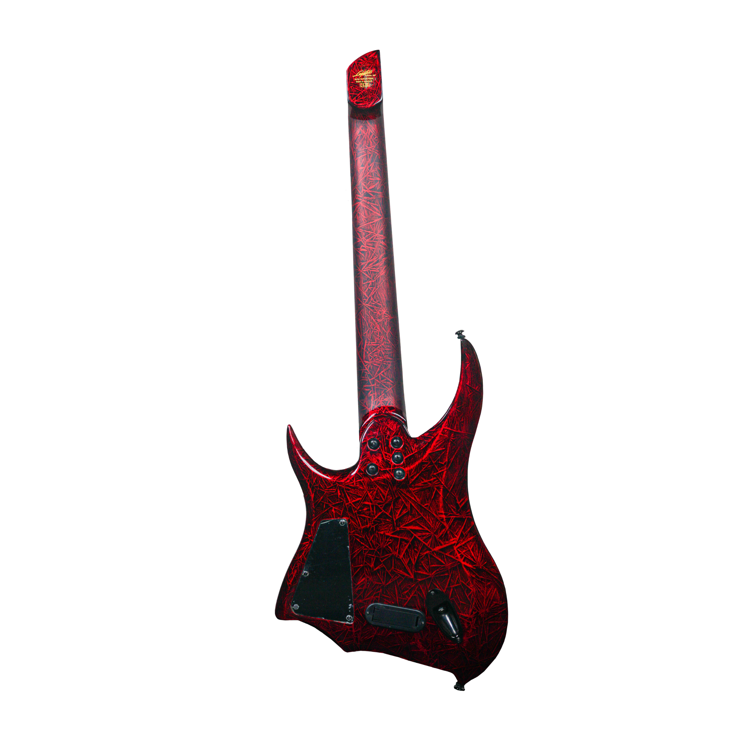 Revenant 6-String Multiscale Headless E-Gitarre Gloss Bloody Mary