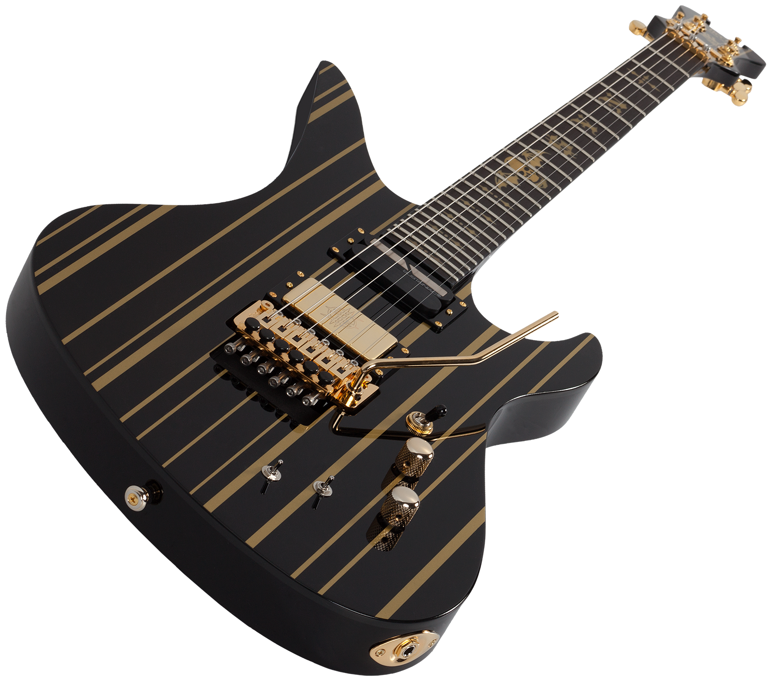 Synyster Gates Custom S Black/Gold Stripes