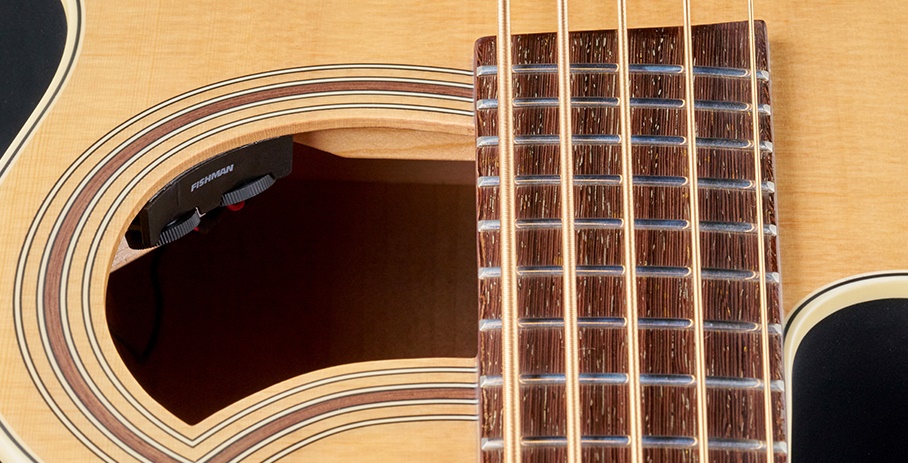 Alien Deluxe Akustikbass Lefthand 5-String - Natural Transparent Satin