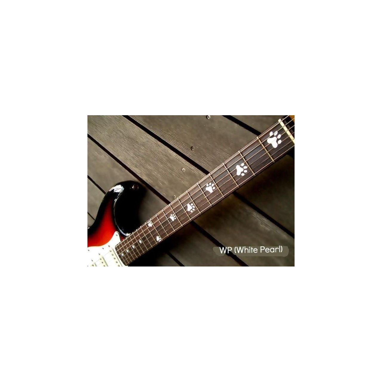 Inlay Stickers, Fret Mark-Cat Foot Prints (WP)